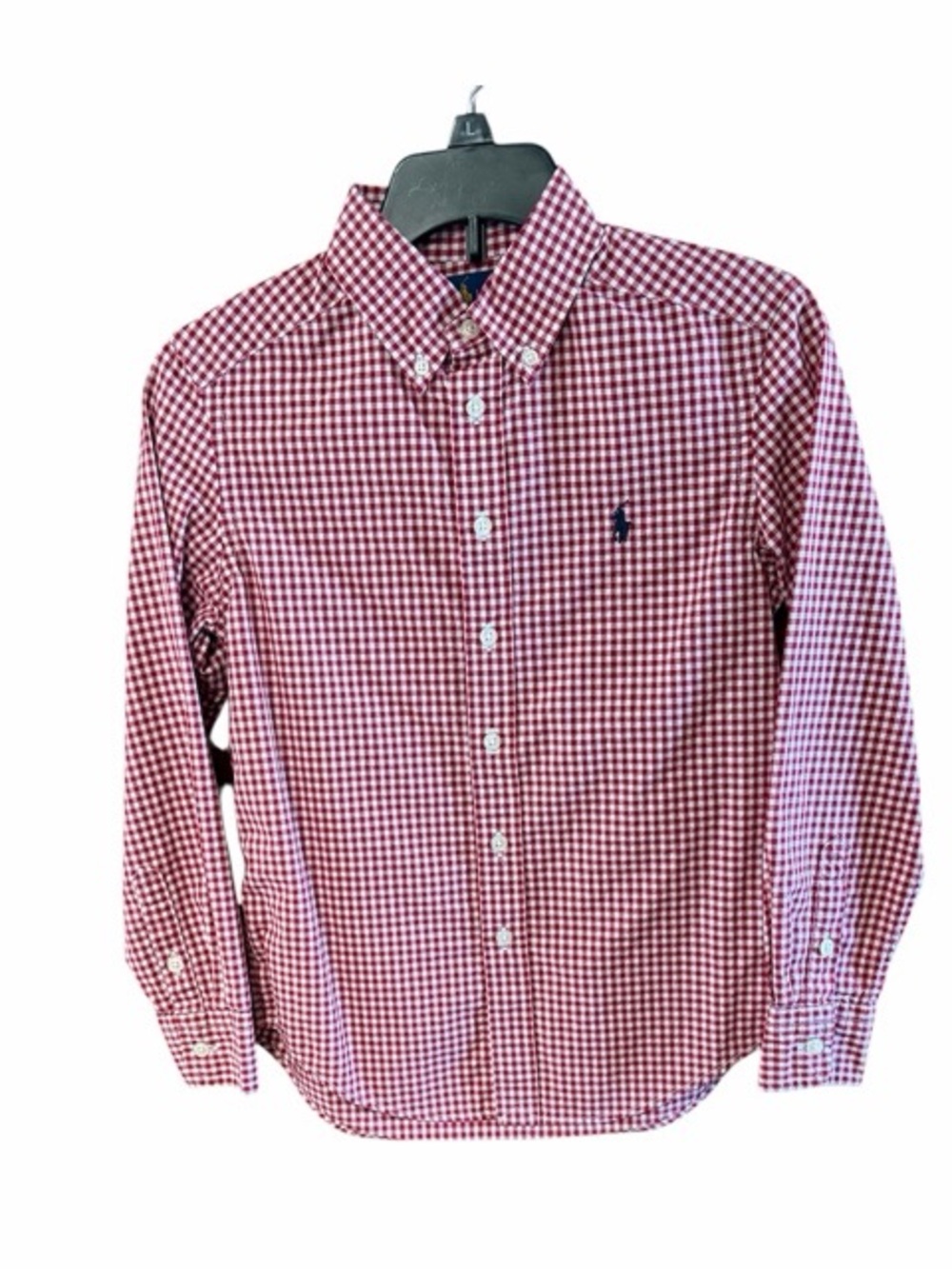 Ralph Lauren‎ Red Gingham Button-Down Boys Shirt